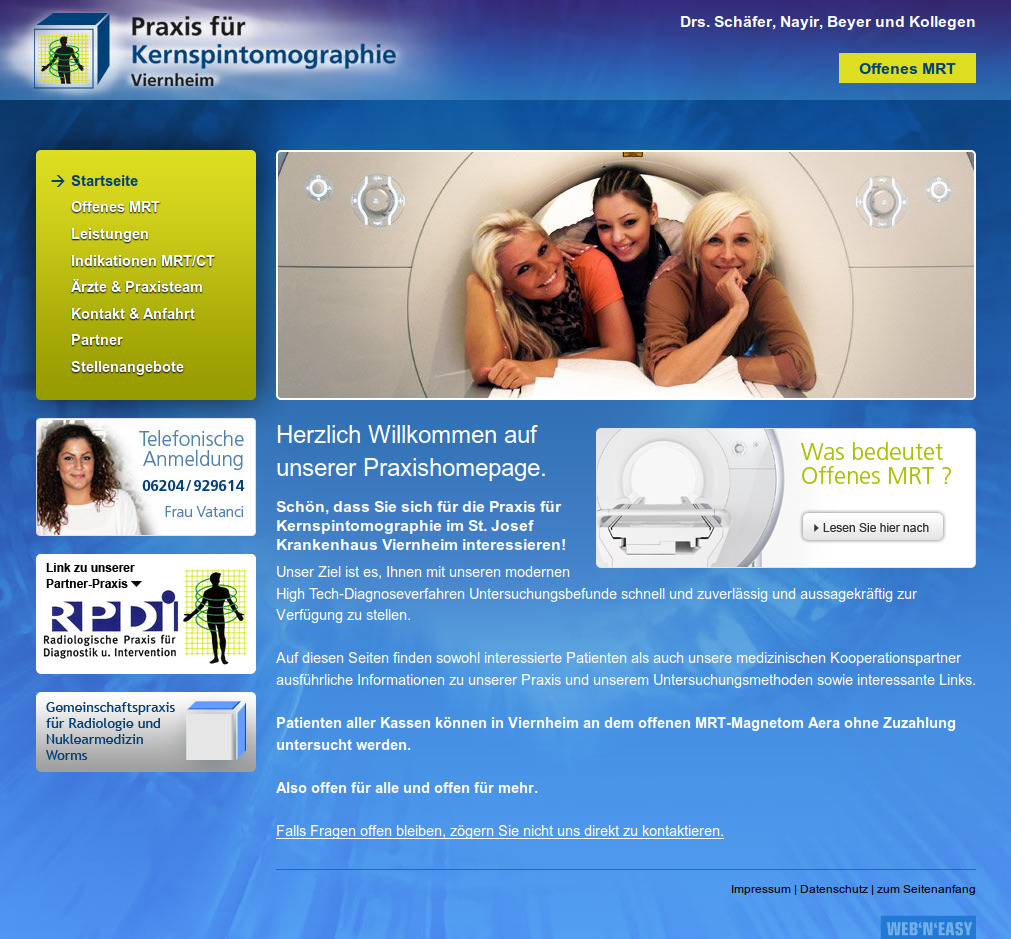 Offenes MRT Praxis für Kernspintomographie Viernheim