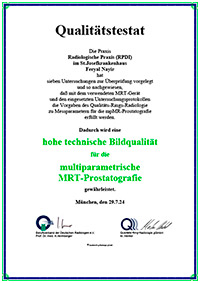 multiparametrische MRT-Prostatografie